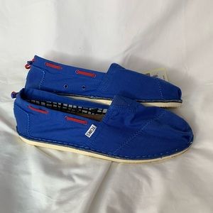Toms Stitchouts women’s shoes size 11 blue bimini color